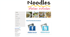 Desktop Screenshot of noodlesitaliankitchen.com