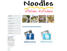 Tablet Screenshot of noodlesitaliankitchen.com